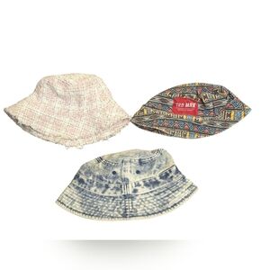 Bundle of 3 Trendy Hats – Urban Outfitters, H&M, Claire’s | Bucket Hats / Y2K